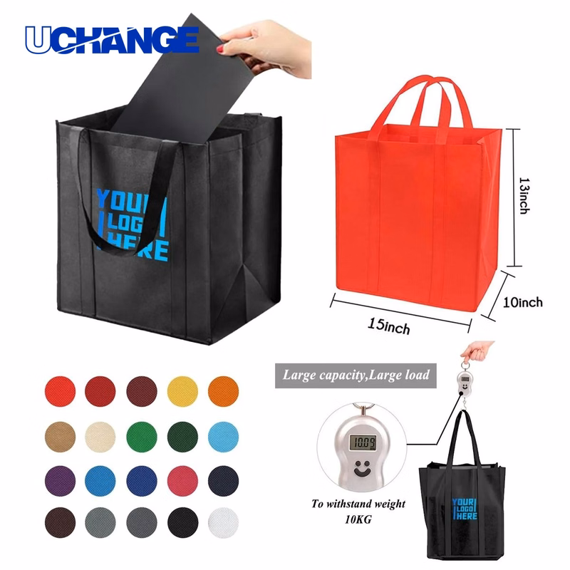 Wide-Side Large Non-Woven Tote Bag