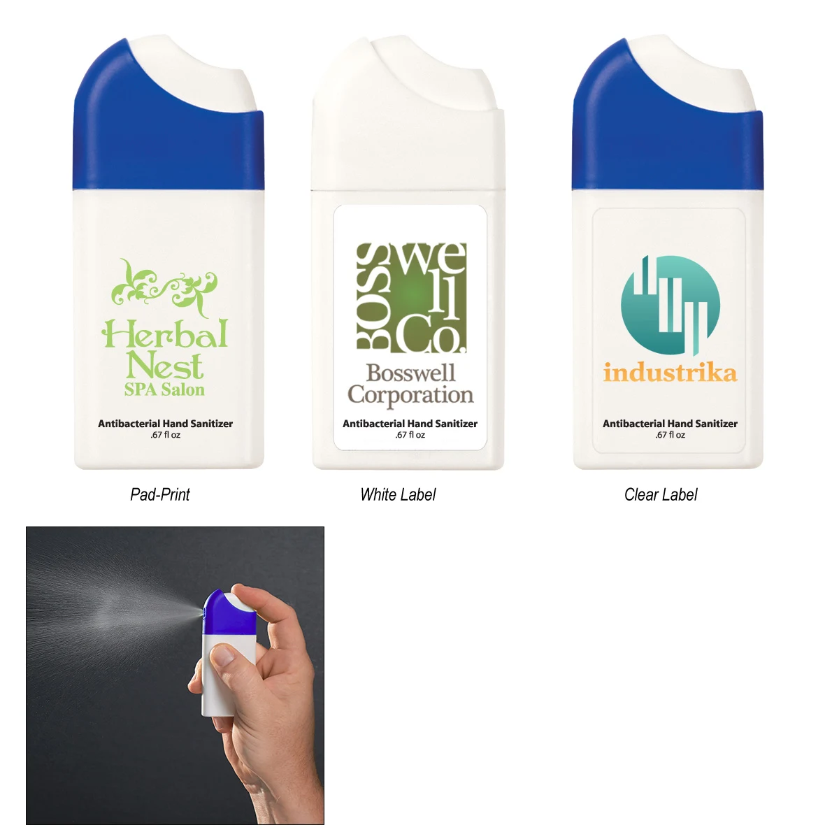 .67 Oz. Misting Hand Sanitizer Spray 1