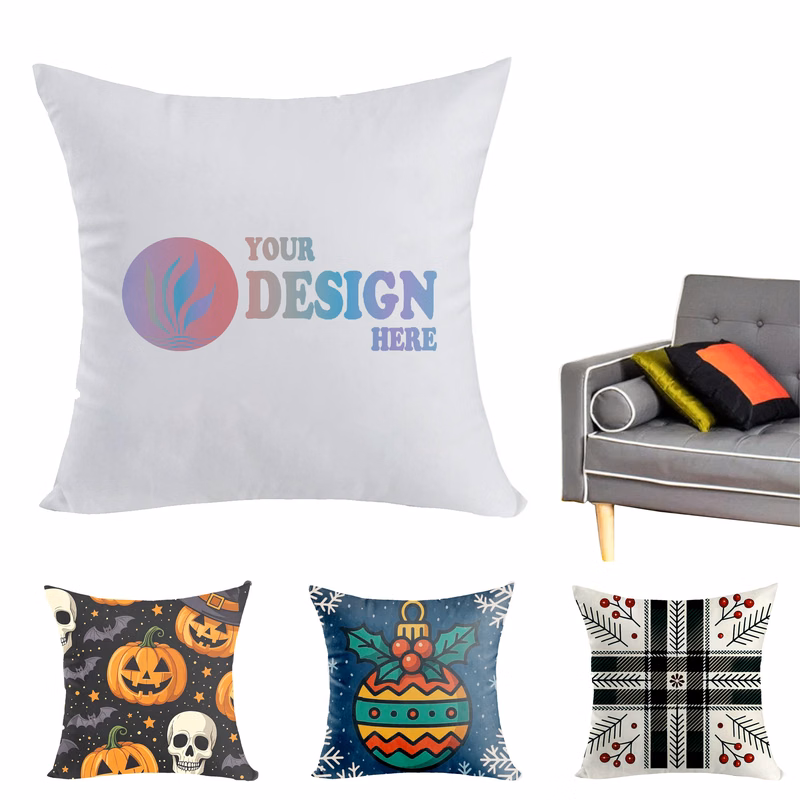 Full Color Custom 16" x 16" Throw Pillow