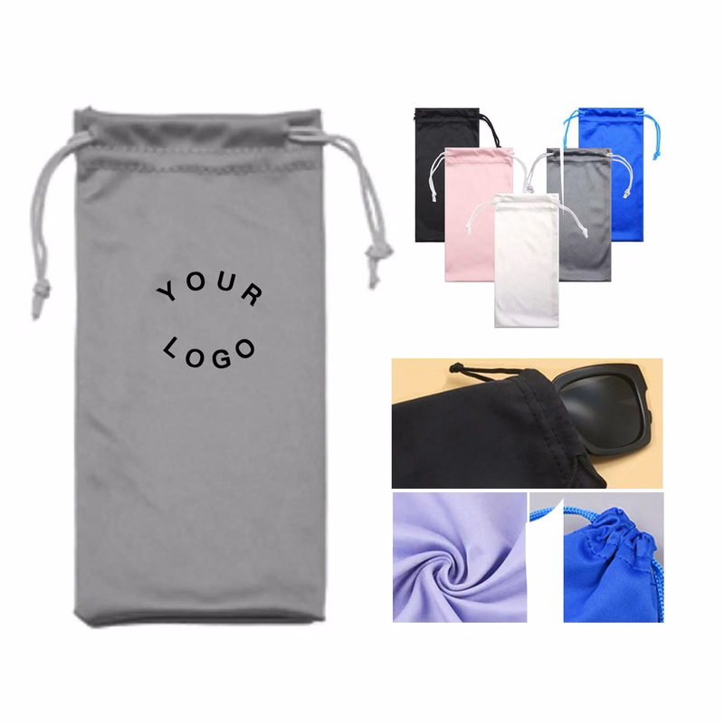 Eyeglass Storage Bag with Soft Microfiber Fabric