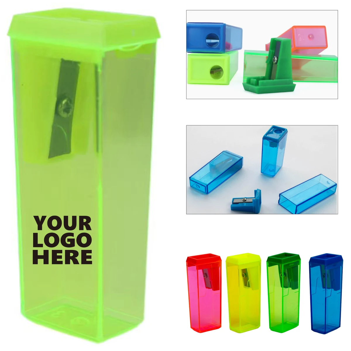 Transparent-Cased Pencil Sharpener 1