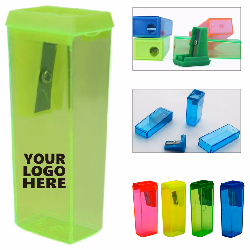 Transparent-Cased Pencil Sharpener