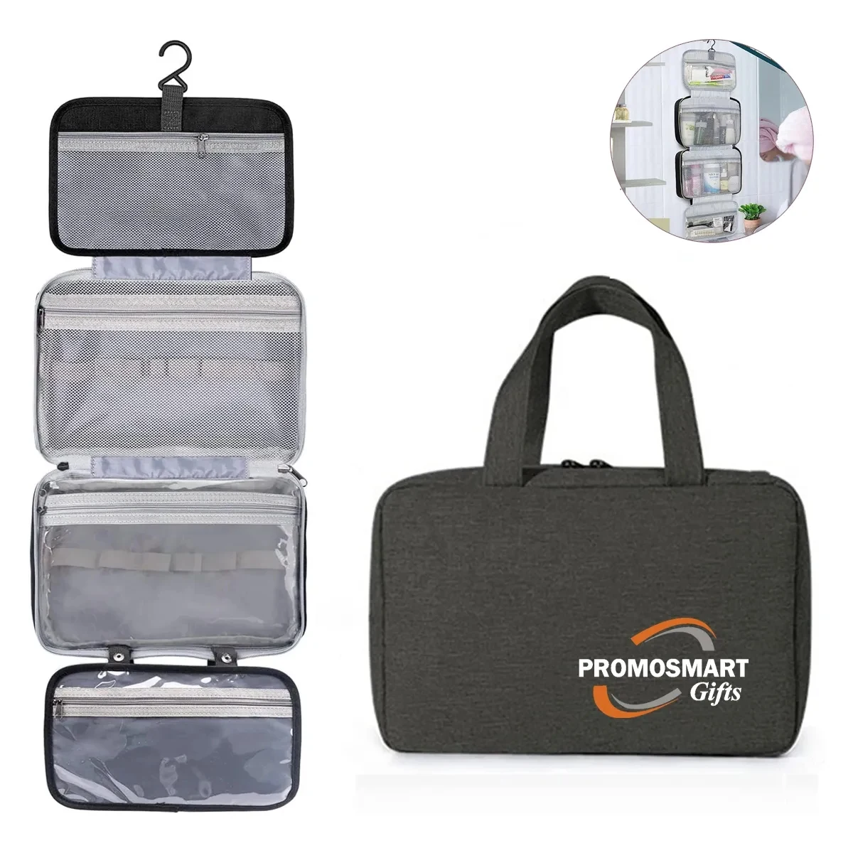 4 Sections Toiletry Bag 1