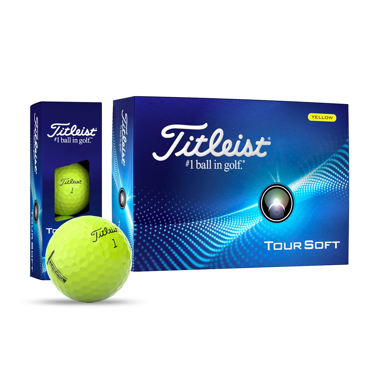 Titleist Toursoft Yellow Golf Balls 1