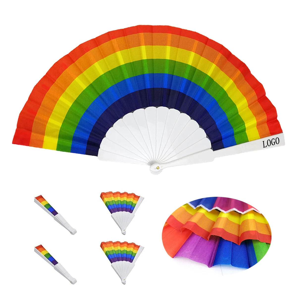 Custom Rainbow Fan 1