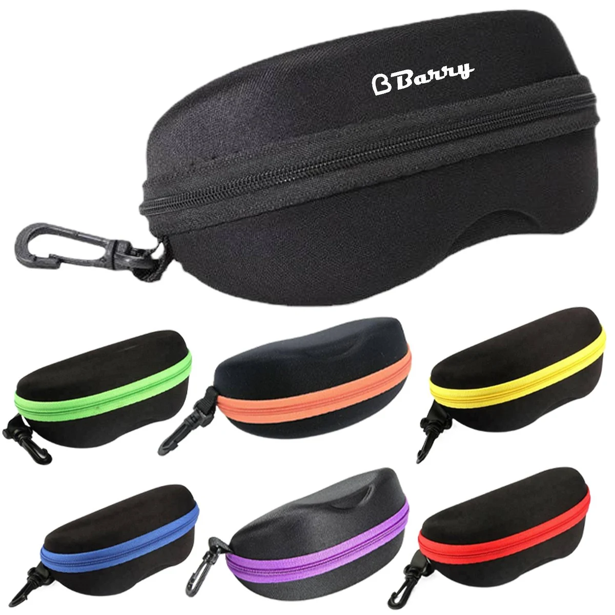EVA Zipper Eyeglass Case w/ Keychain 1
