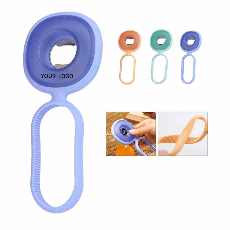 Bottle Opener with Non Slip Silicone Handle
