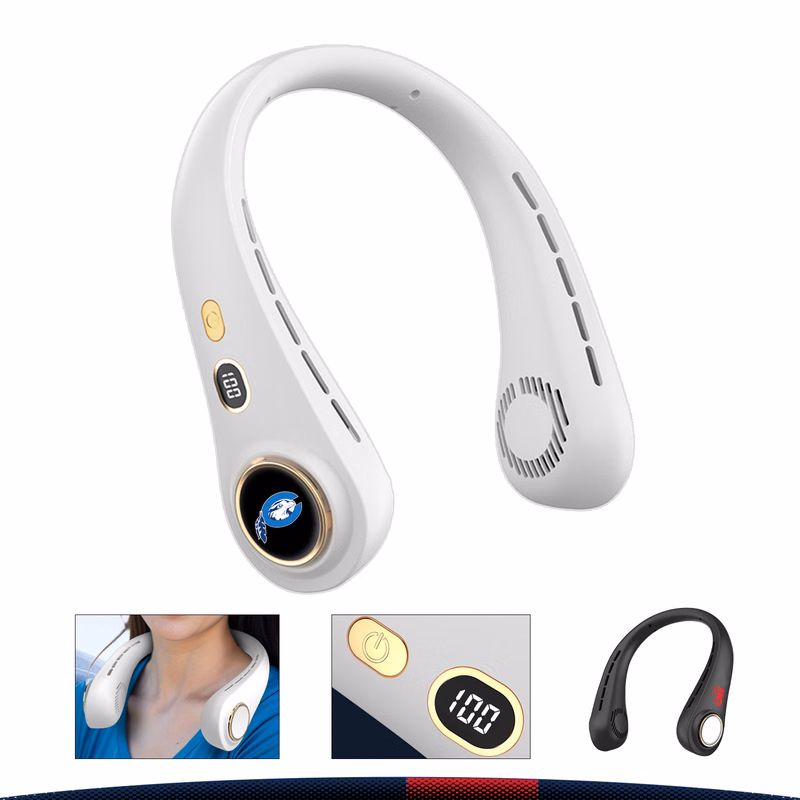 Leafless Digital Hanging Neck Fan
