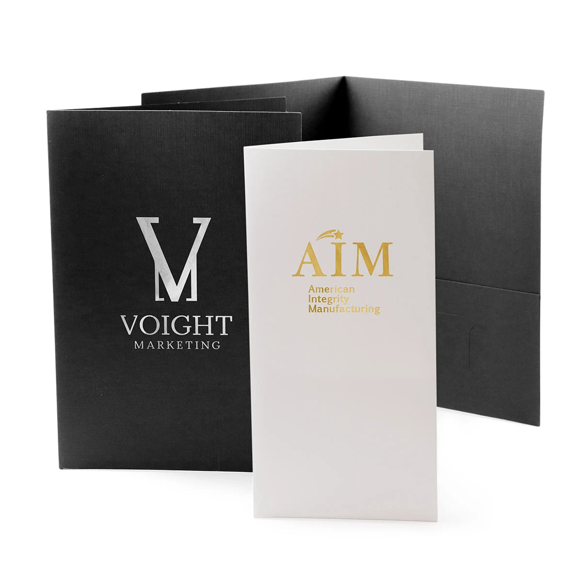 Mini Folders –1 Color Foil-Stamp Designer Stocks 1
