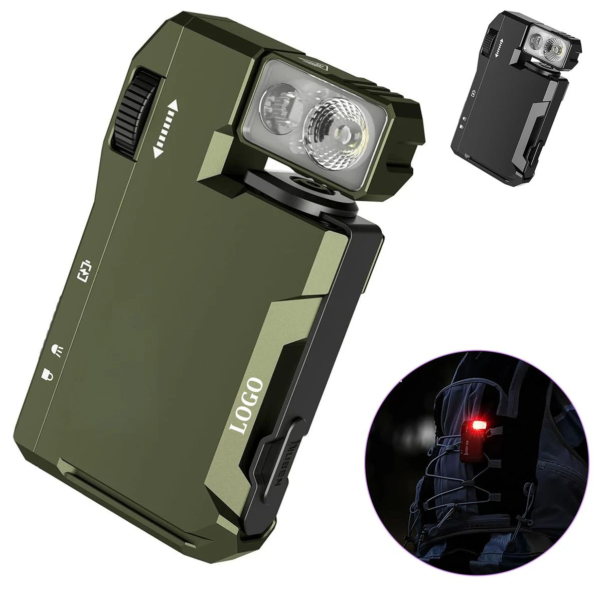 Mini Rechargeable EDC Flashlight 1