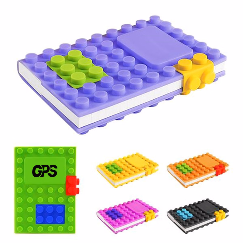 Silicone Cover Building Block Notebook