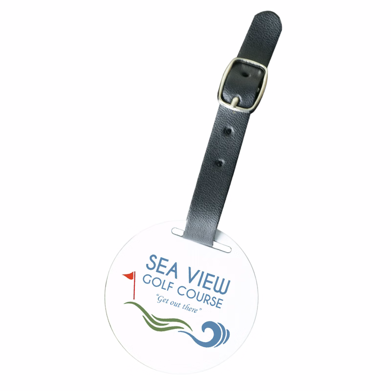 Round Metal Bag Tag