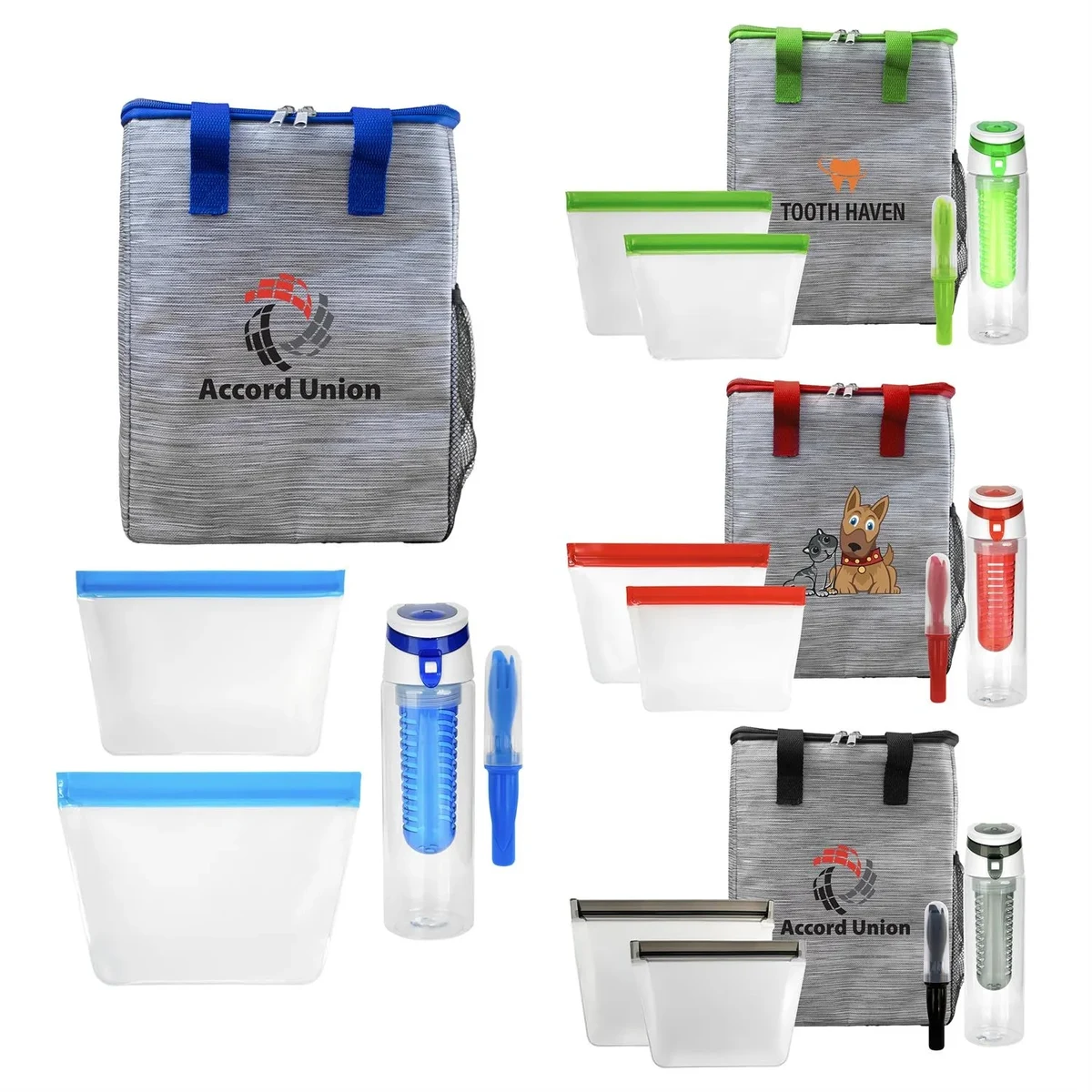 Reusable Beverage & Cutlery Tote Set 1