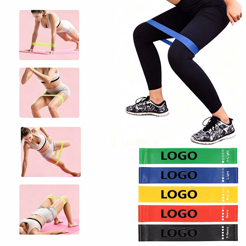 Branded TPE Fitness Loop Band for Corporate Wellness