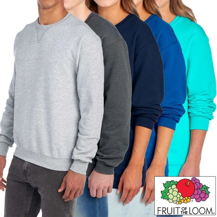 Fruit of the Loom Adult Crewneck Sweatshirts - Size 2XL Assorted 24pcs 1