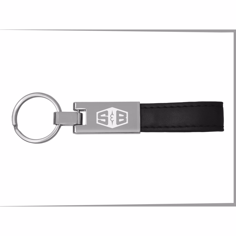 Leather Strap Key Tag