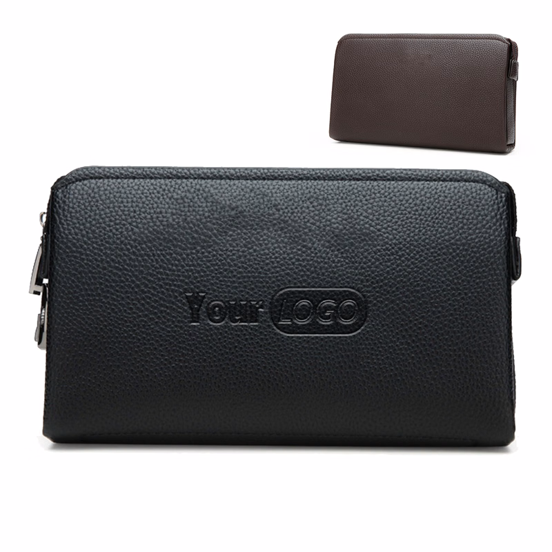 Pu men's handbag Combination lock