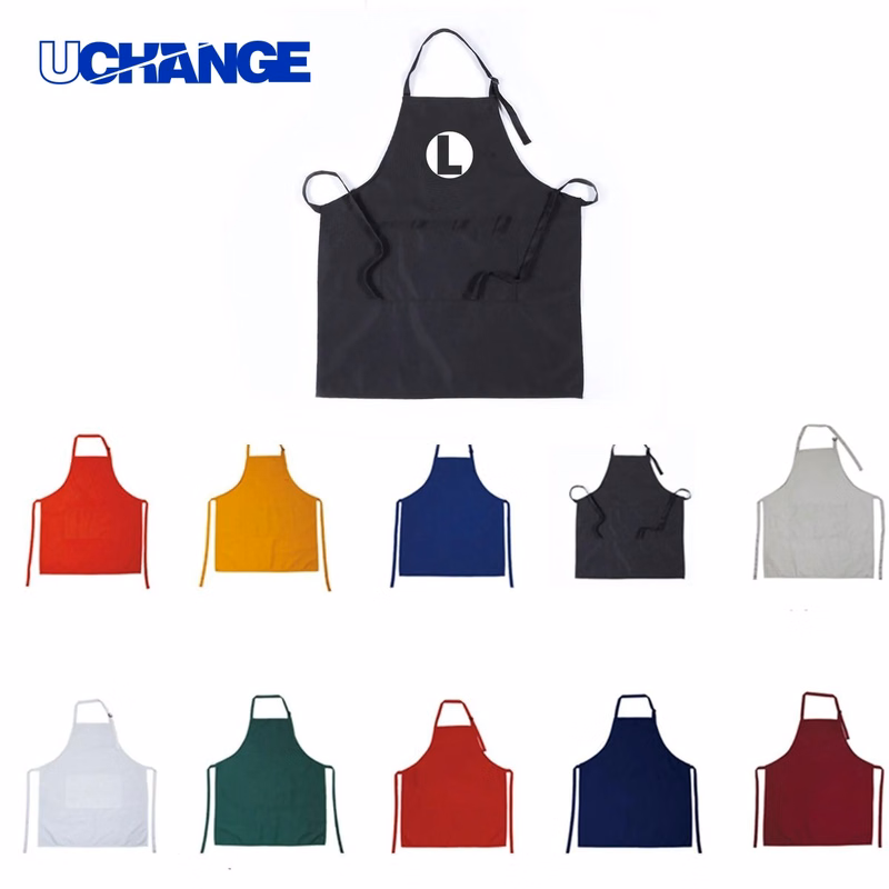 Custom Imprint Kitchen Apron with Pockets