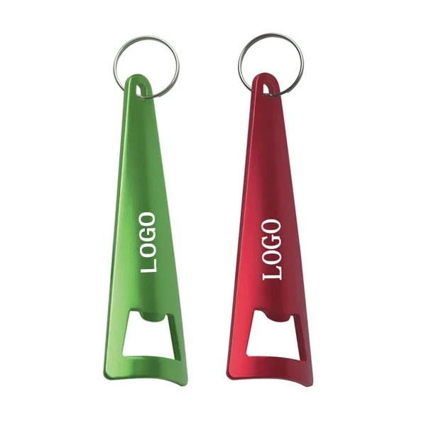 Aluminum Teepee Bottle Opener Key Ring 1