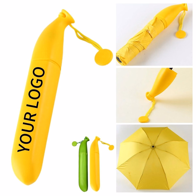 Portable Banana Umbrella for Sun and Rain