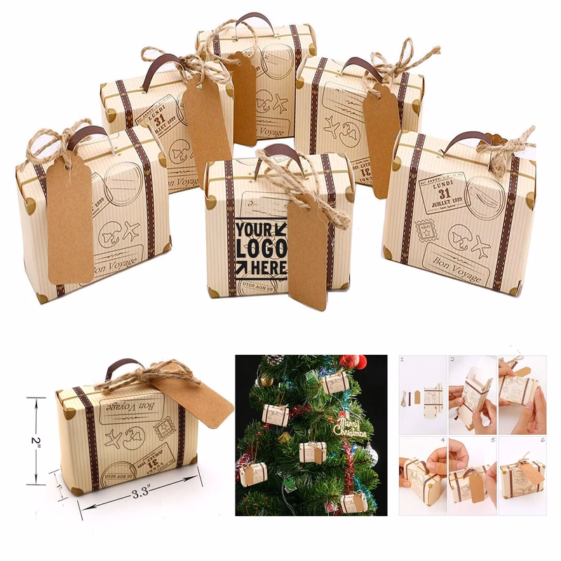 Mini Suitcase Favor Box Party Favor Candy Box