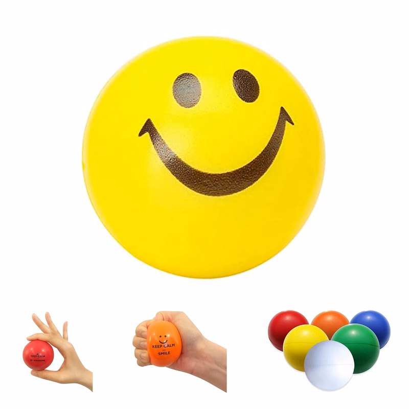 2.5" Dia PU Round Stress Ball