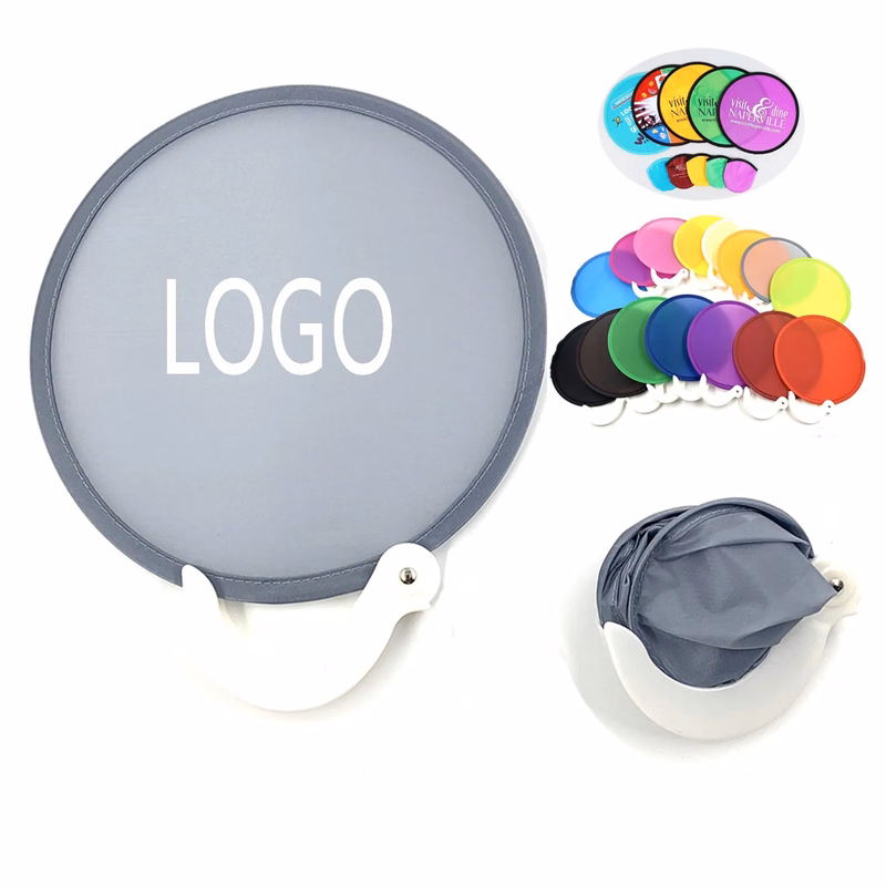 Nylon Foldable Fans With Handle