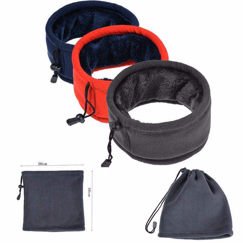 Winter Fleece Neck Gaiter Ski Tube Scarf for Men & Women