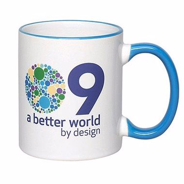 Full Color Photo Sublimated Ceramic Mug 11oz, C Shaped handle-2