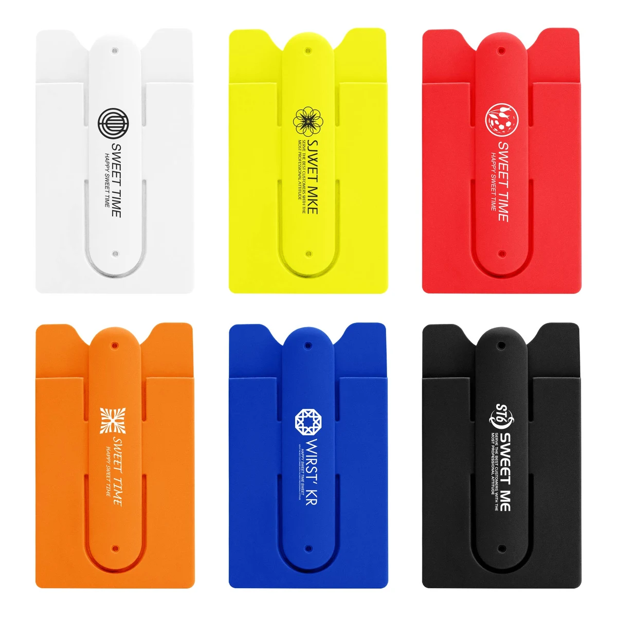 Silicone Phone Card Holder With Stand 1