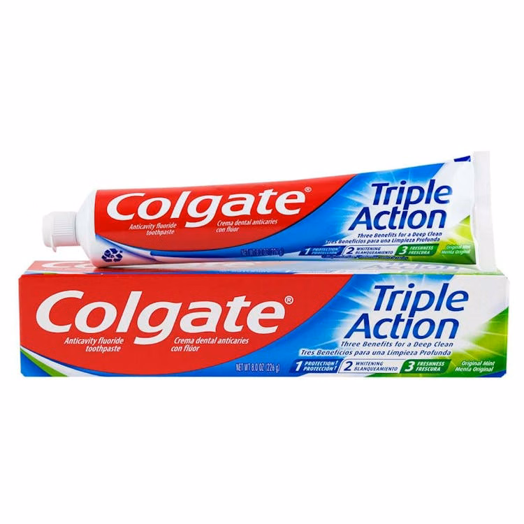 Colgate Triple Action Toothpastes 8 oz