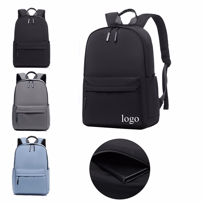 Fresh Solid Color Casual Backpack