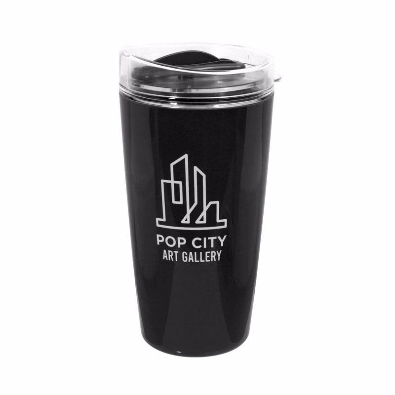 16 oz. Thumb Slide Coffee Tumbler (1 Color Imprint)
