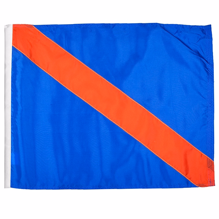 Move To Outside Individual Polyester Auto Racing Flags W/ Pole Sleeve