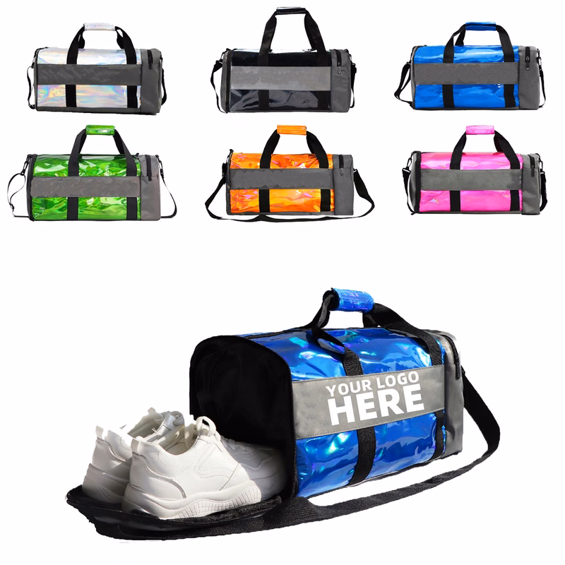 Laser PU Leather Gym Tote