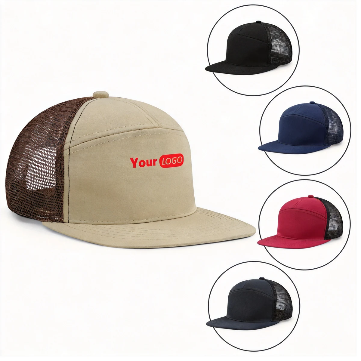 Breathable 7?Panel Mesh Cap 1