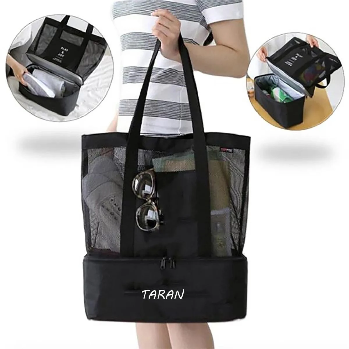 Large Capacity Mesh 2 Picnic Bag Cooler 1