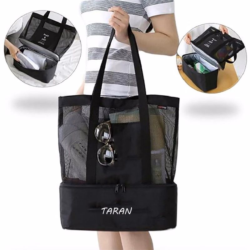 Large Capacity Mesh 2 Picnic Bag Cooler