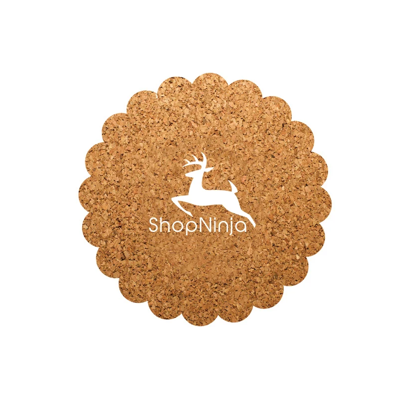 Flower Cork Coaster 1