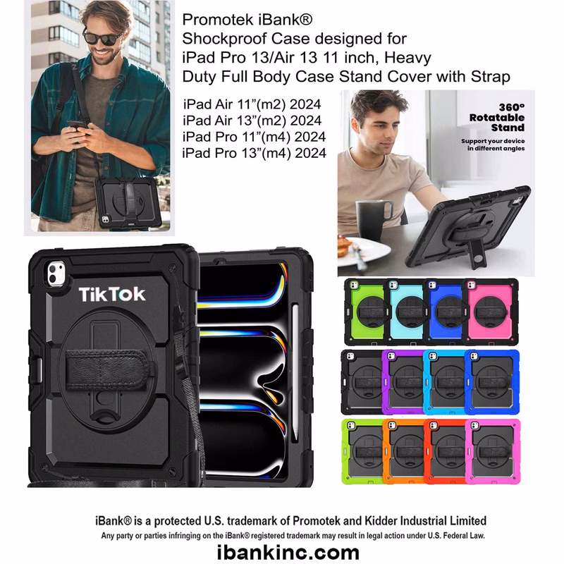 iBank ® Shockproof Case designed for iPad Pro 13" M5/M4, 2025/2024