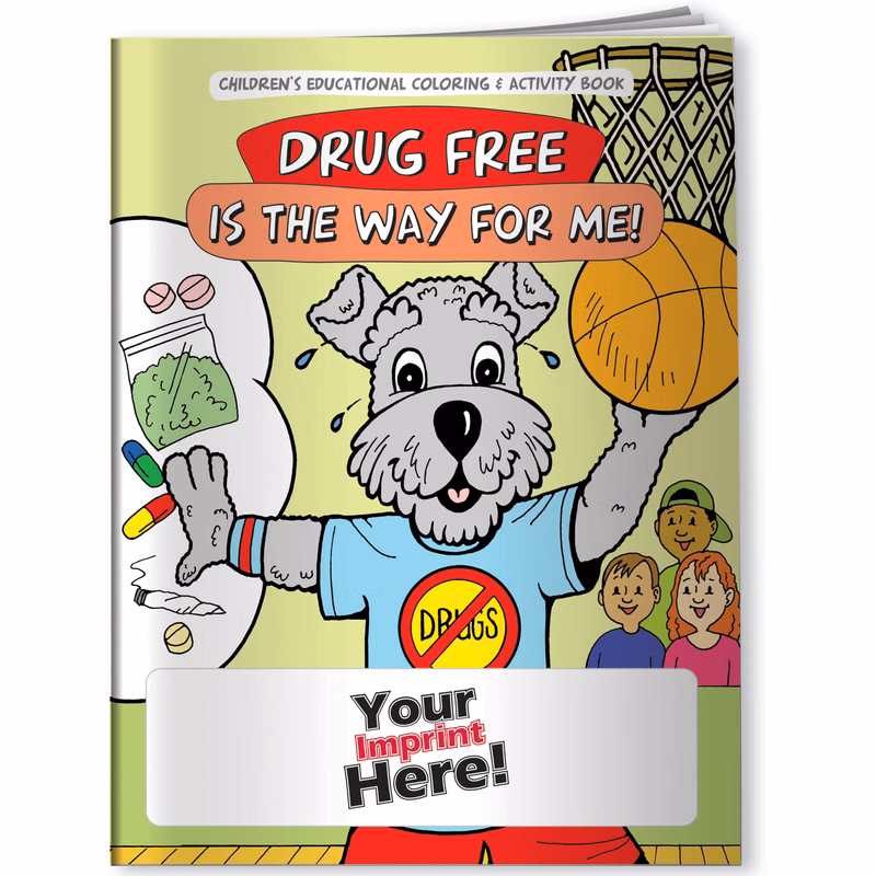 Coloring Book - Drug Free is the Way for Me!