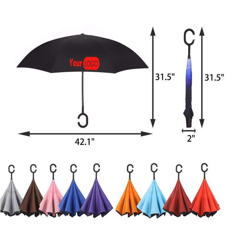 Hands Free Inverted Umbrella MOQ30PCS