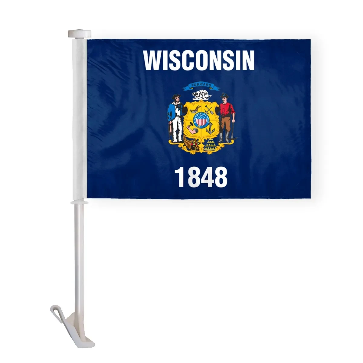 12"x16" & 10.5''x15'' Wisconsin Car Flags 1