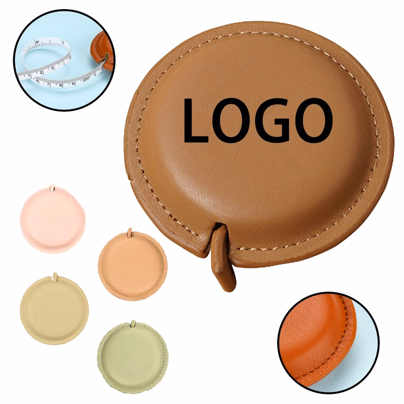 Wear-Resistant Leather Mini Tape Measure
