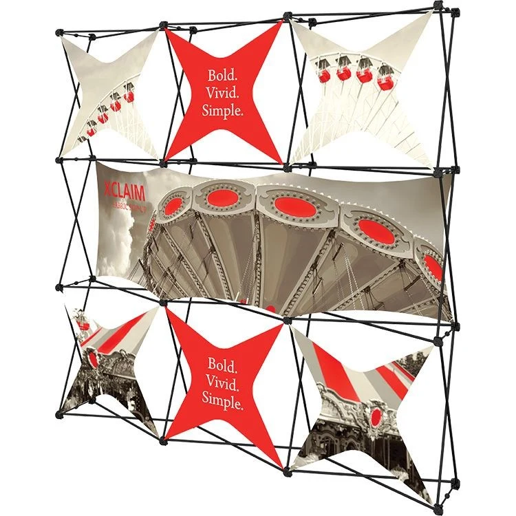 Xclaim 8ft Wide Fabric Popup Display Kit 06 1