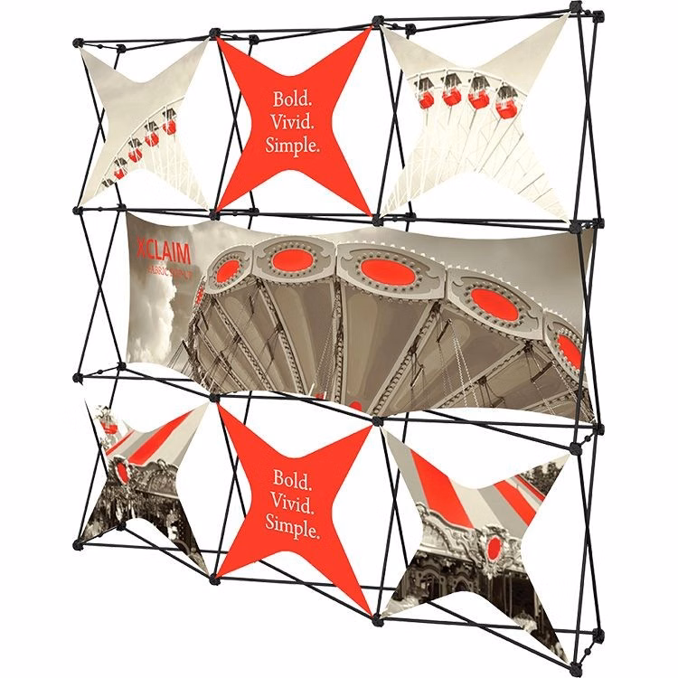 Xclaim 8ft Wide Fabric Popup Display Kit 06