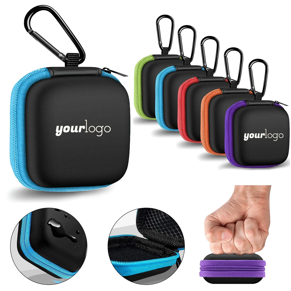 Square Earbud Case 1