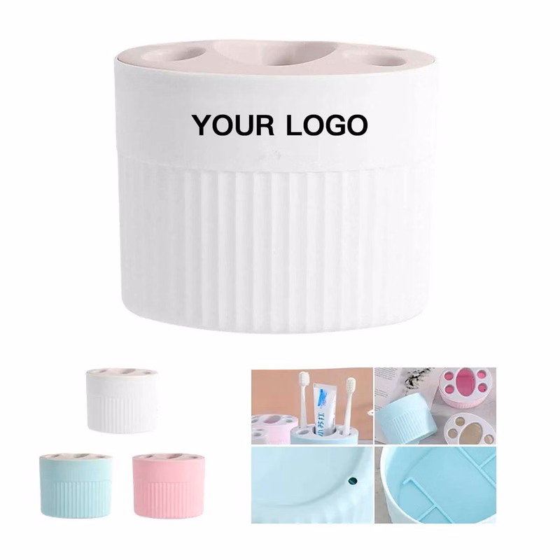 Compact Toothbrush Holder with Five Slots