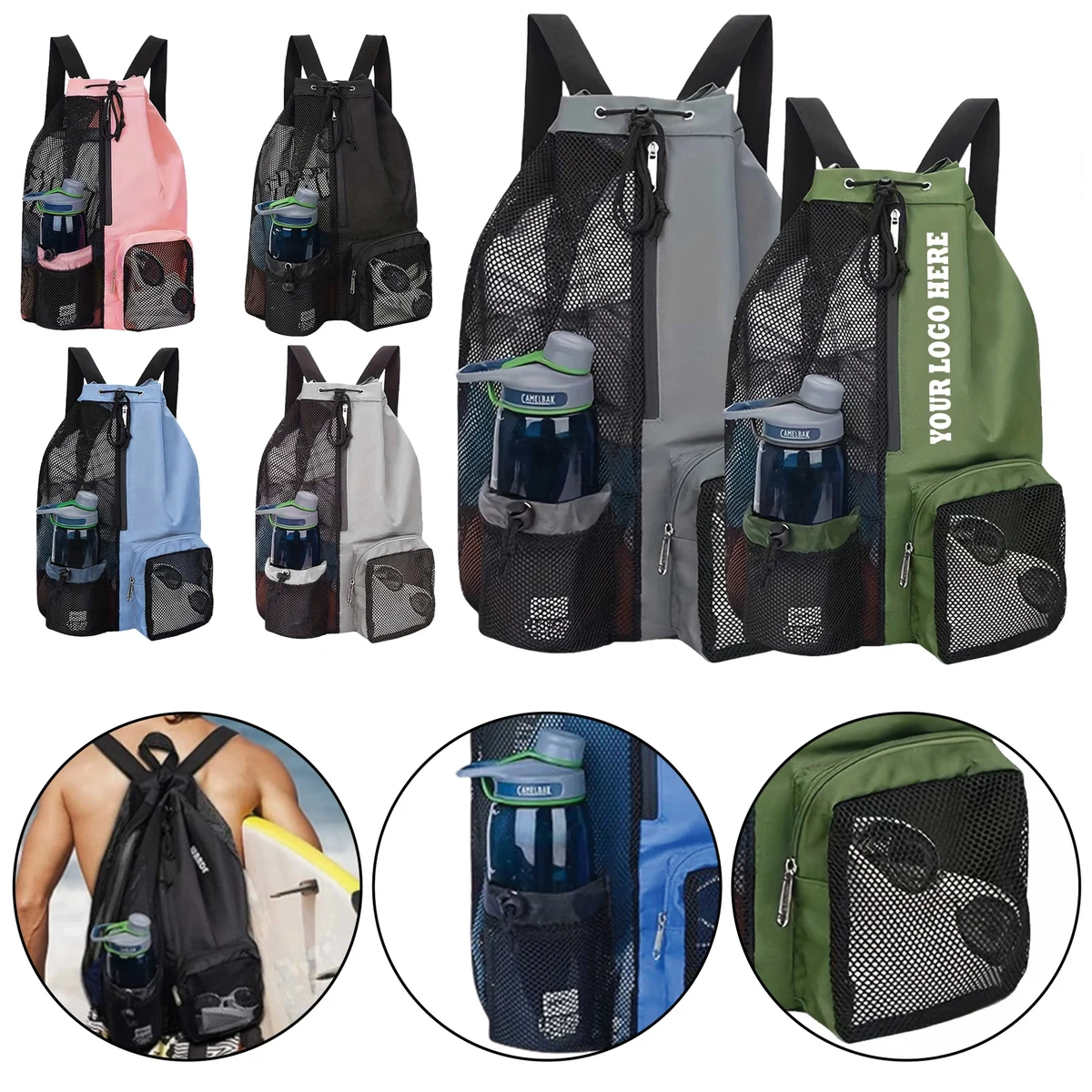 Two-Tone Sport Fitness Backpack 1