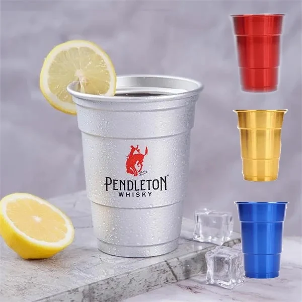 16 Oz Aluminium Stadium Cup 1
